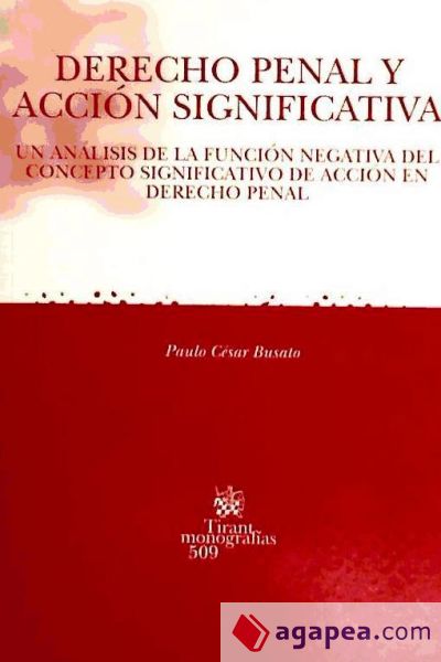 Derecho Penal y acción significativa