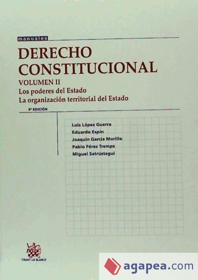 Derecho constitucional Vol. II 9ª Ed. 2013