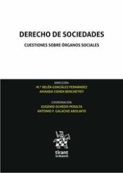 Portada de Derecho de Sociedades Cuestiones Sobre Órganos Sociales