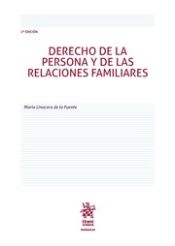 Portada de Derecho de la persona y de las relaciones familiares 2ª Edición 2022