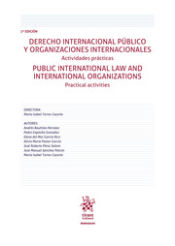 Portada de Derecho internacional público y organizaciones internacionales 2ª Edición. Actividades prácticas