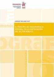 Portada de El Principio de Transparencia Integral en la Contratación del Sector Público