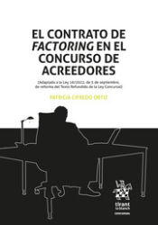 Portada de El contrato de Factoring en el concurso de acreedores