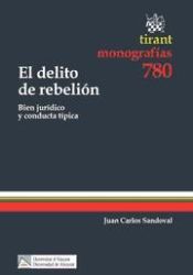 Portada de El delito de rebelión. Bien jurídico y conducta típica