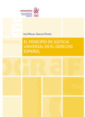 Portada de El principio de justicia universal en el Derecho español