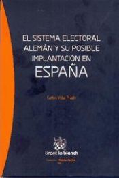 Portada de El sistema electoral alemán y su posible implantación en España