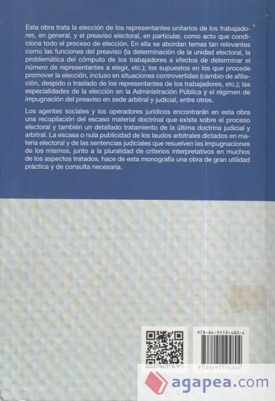 Elecciones Sindicales el Preaviso Electoral