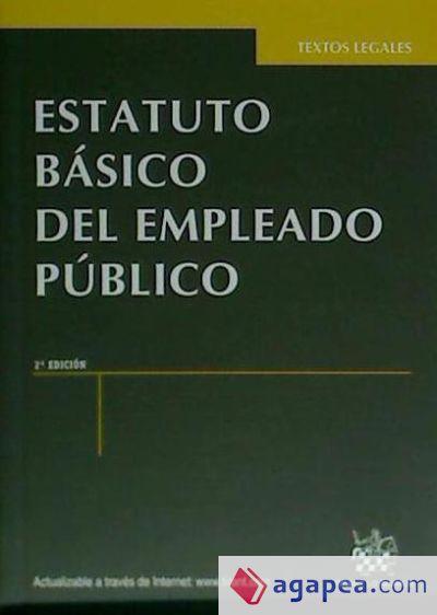 Estatuto básico del empleado público 2ª Ed. 2012