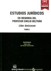 Portada de Estudios Jurídicos en Memoria del Profesor Emilio Beltrán Liber Amicorum
