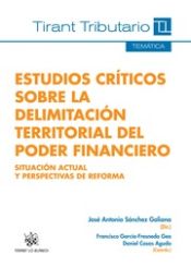 Portada de Estudios críticos sobre la delimitación territorial del poder financiero