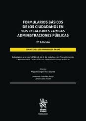 Portada de Formularios básicos de los ciudadanos en sus relaciones con las Administraciones Públicas 2ª Edición
