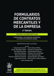 Portada de Formularios de contratos mercantiles y de la empresa 2ª Edición