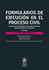 Portada de Formularios de ejecución en el Proceso Civil