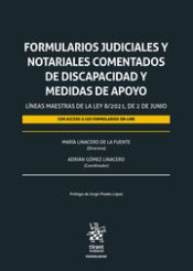 Portada de Formularios judiciales y notariales comentados de discapacidad y medidas de apoyo