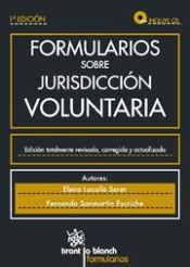 Portada de Formularios sobre jurisdicción voluntaria + Cd Rom