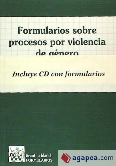 Formularios sobre procesos por violencia de género + Cd-Rom