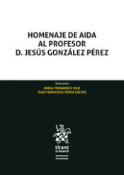Portada de Homenaje de Aida al Profesor D. Jesús González Pérez