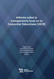 Portada de Informe sobre la transparencia local en la Comunitat Valenciana (2019)