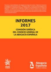 Portada de Informes 2017 Comisión Jurídica del Consejo General de la Abogacía Española