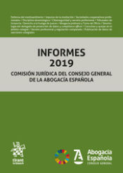 Portada de Informes 2019 Comisión Jurídica del Consejo General de la Abogacía Española