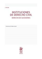 Portada de Instituciones de Derecho Civil Derecho de Sucesiones 3&ordf; Edici&oacute;n 2018