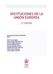 Portada de Instituciones de la Unión Europea 3ª Edición 2020