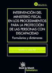 Portada de Intervención del Ministerio Fiscal en los procedimientos para la protección de las personas con discapacidad