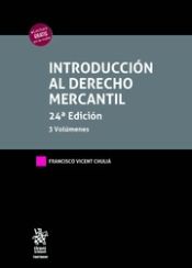 Portada de Introducción al Derecho Mercantil 24ª Edición. 3 Volúmenes 2022