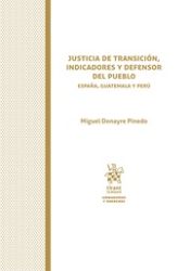 Portada de Justicia de Transición, Indicadores y Defensor del Pueblo