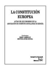 Portada de La Constitución Europea