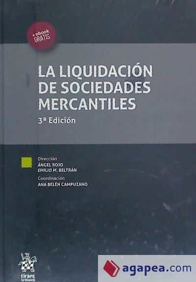 La Liquidación de Sociedades Mercantiles 3ª Edición 2016