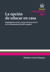 Portada de La Opción de educar en casa