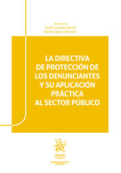 Portada de La directiva de protección de los denunciantes y su aplicación práctica al sector público