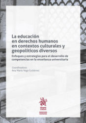 Portada de La educación en derechos humanos en contextos culturales y geopolíticos diversos