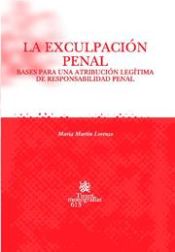 Portada de La exculpación penal