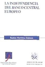 Portada de La independencia del Banco Central Europeo