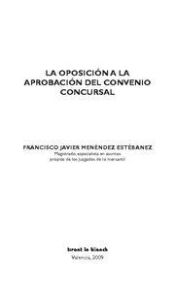 Portada de La oposición a la aprobación del convenio concursal