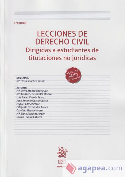 Lecciones de Derecho Civil 2 edición