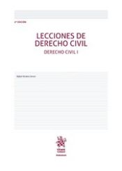 Portada de Lecciones de Derecho Civil. Derecho Civil I