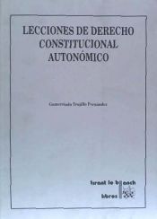 Portada de Lecciones de Derecho Constitucional Autonómico