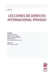 Portada de Lecciones de Derecho Internacional Privado 2ª Edición