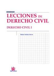 Portada de Lecciones de Derecho civil . Derecho civil I