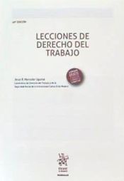 Portada de Lecciones de Derecho del Trabajo 10ª Ed. 2017