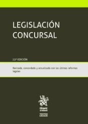 Portada de Legislación Concursal 23ª Edición 2017