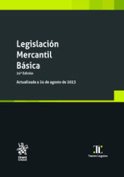 Portada de Legislación Mercantil Básica 24ª Edición. Actualizada a 24 de agosto de 2023
