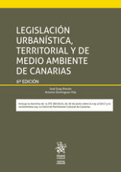 Portada de Legislación Urbanística, Territorial y de Medio Ambiente de Canarias 6ª Edición 2020