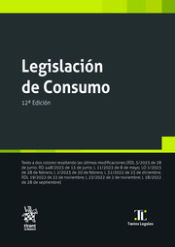 Portada de Legislación de Consumo 12ª Edición