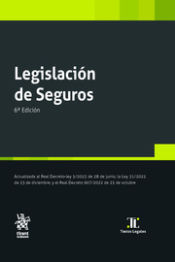 Portada de Legislación de Seguros 6ª Edición