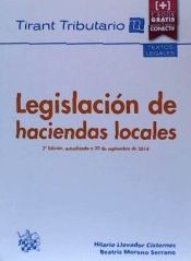 Portada de Legislación de haciendas locales 2014