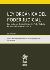 Portada de Ley Orgánica del Poder Judicial 20ª Edición 2016